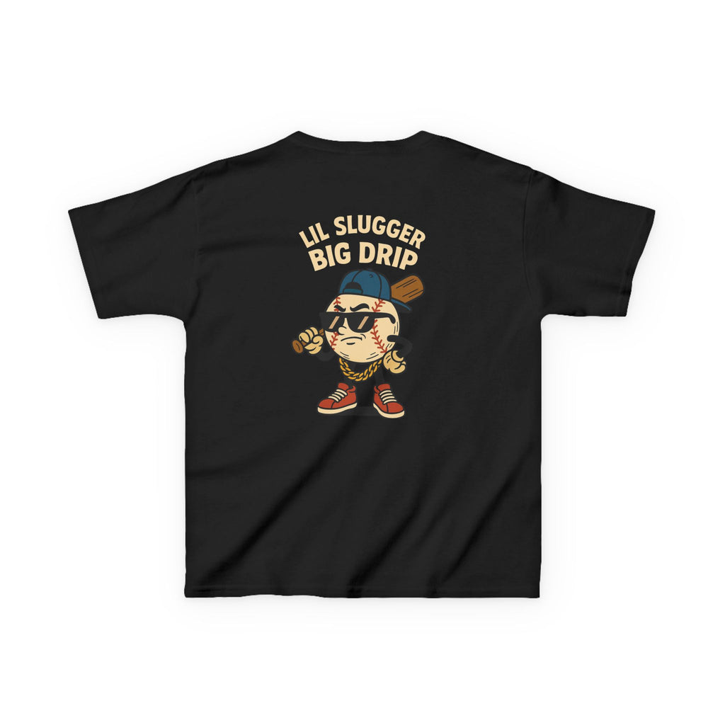 Kids Tee Lil Slugger Big Drip Baseball Shirt