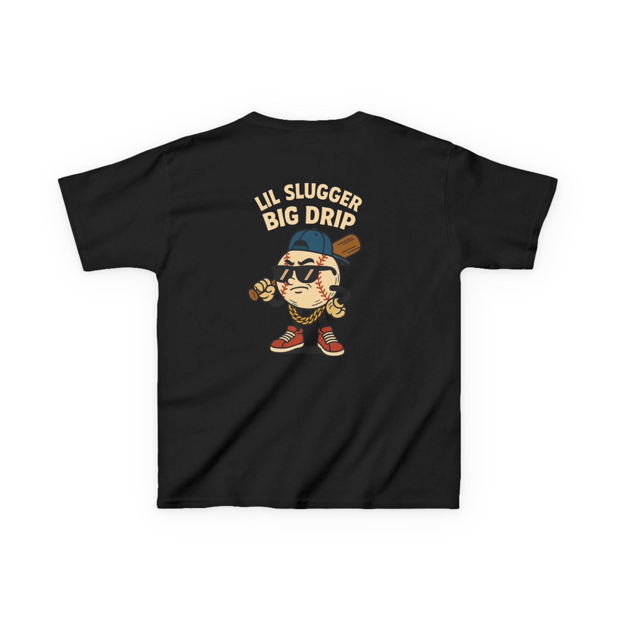 Kids Tee Lil Slugger Big Drip Baseball Shirt