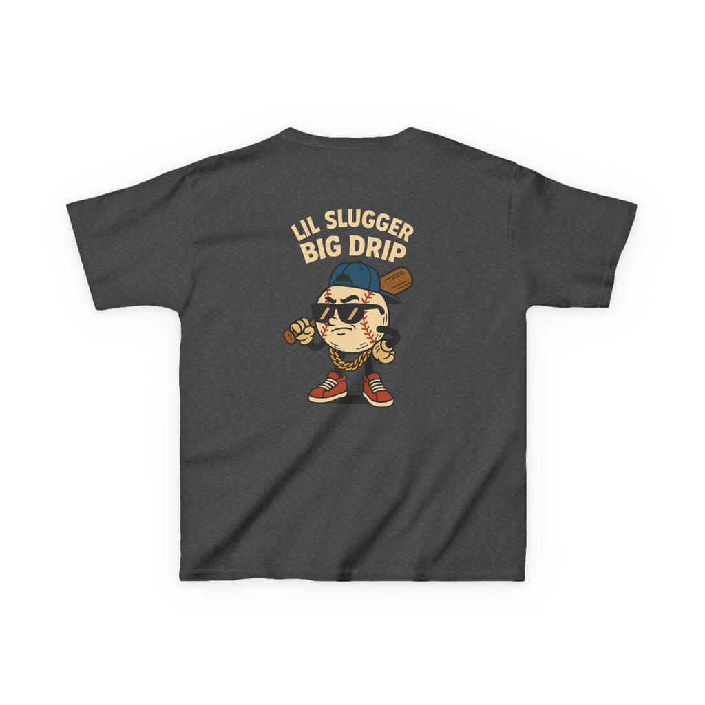 Kids Tee Lil Slugger Big Drip Baseball Shirt