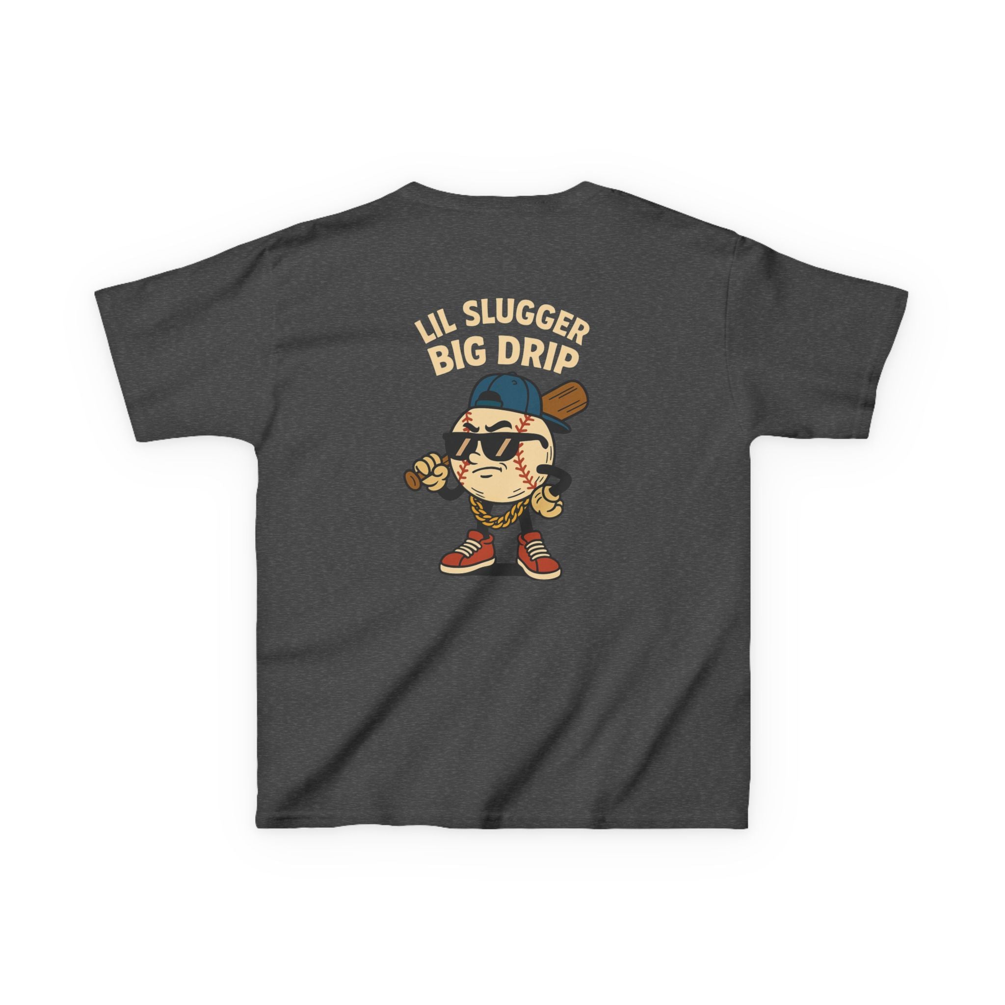 Kids Tee Lil Slugger Big Drip Baseball Shirt