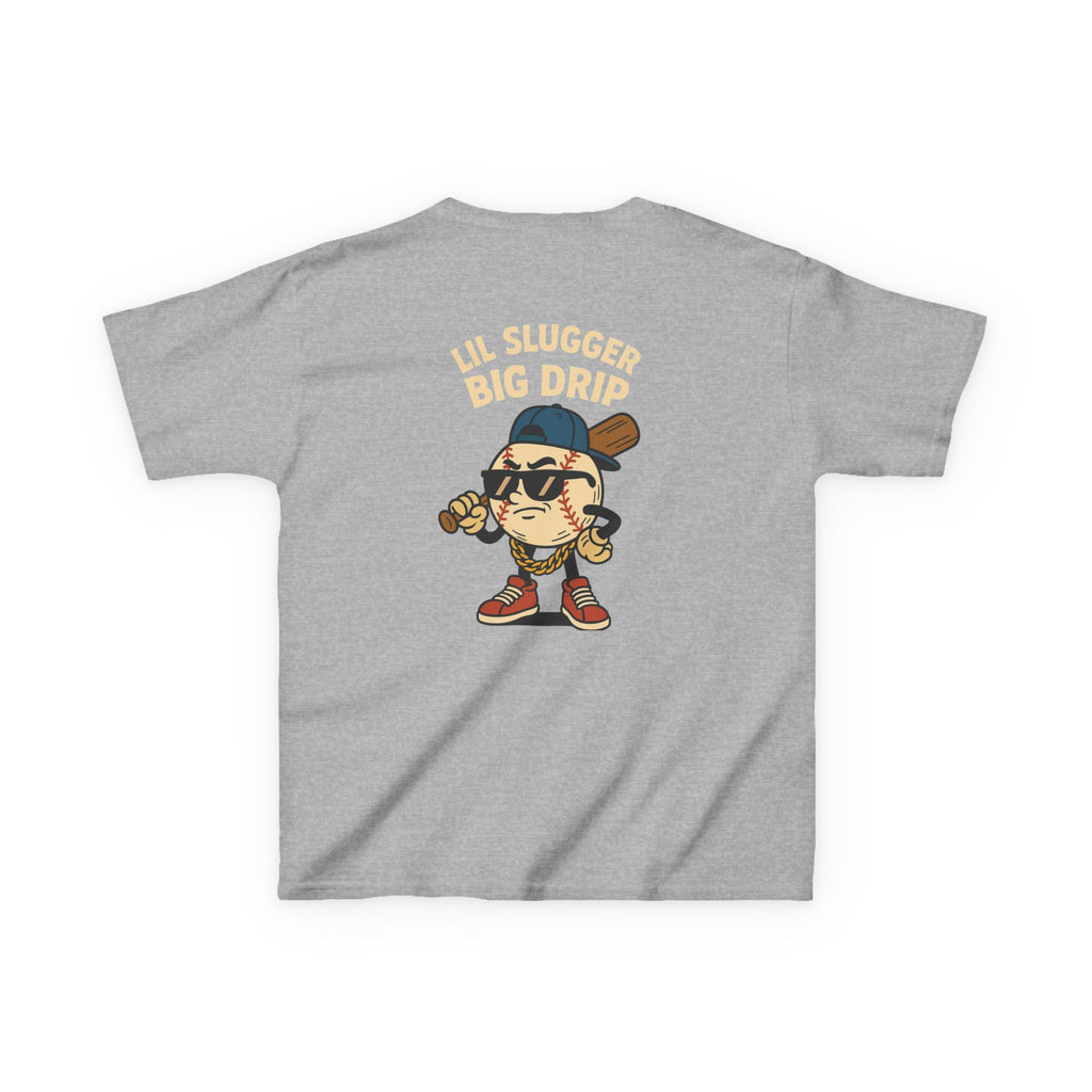 Kids Tee Lil Slugger Big Drip Baseball Shirt