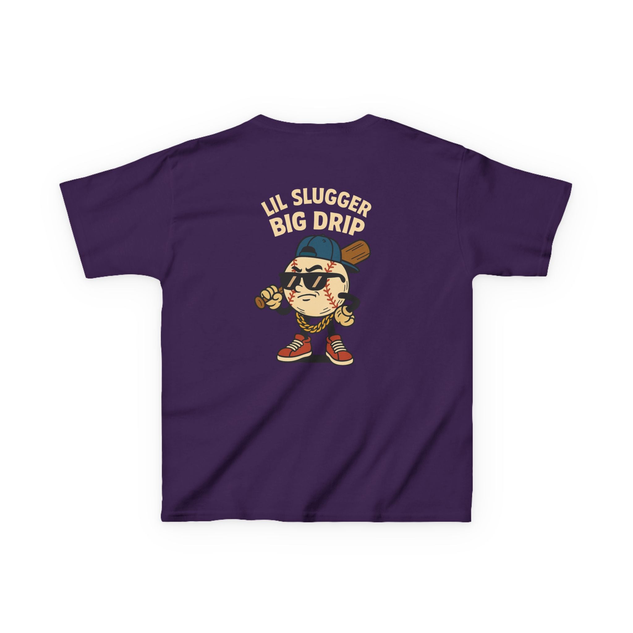 Kids Tee Lil Slugger Big Drip Baseball Shirt