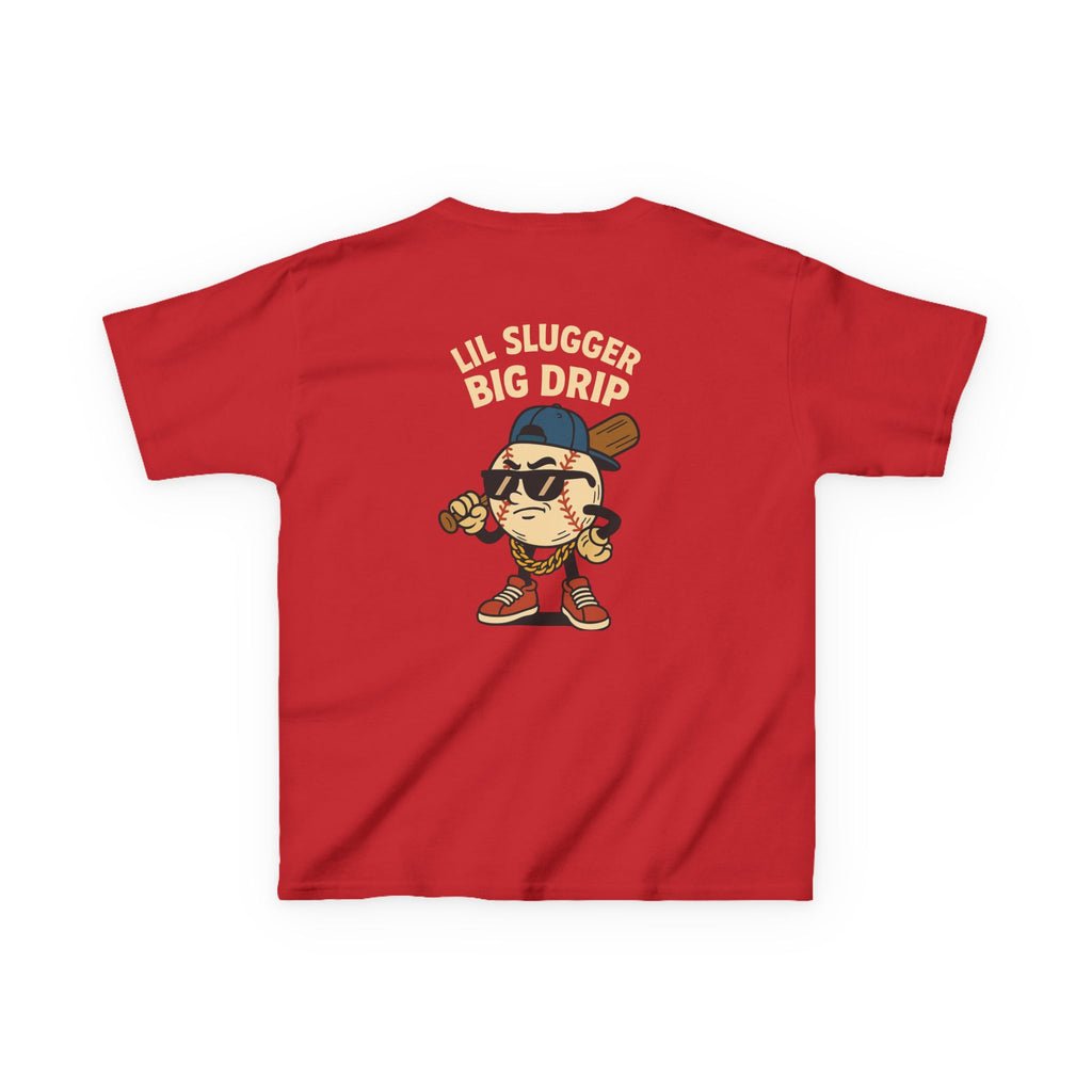 Kids Tee Lil Slugger Big Drip Baseball Shirt