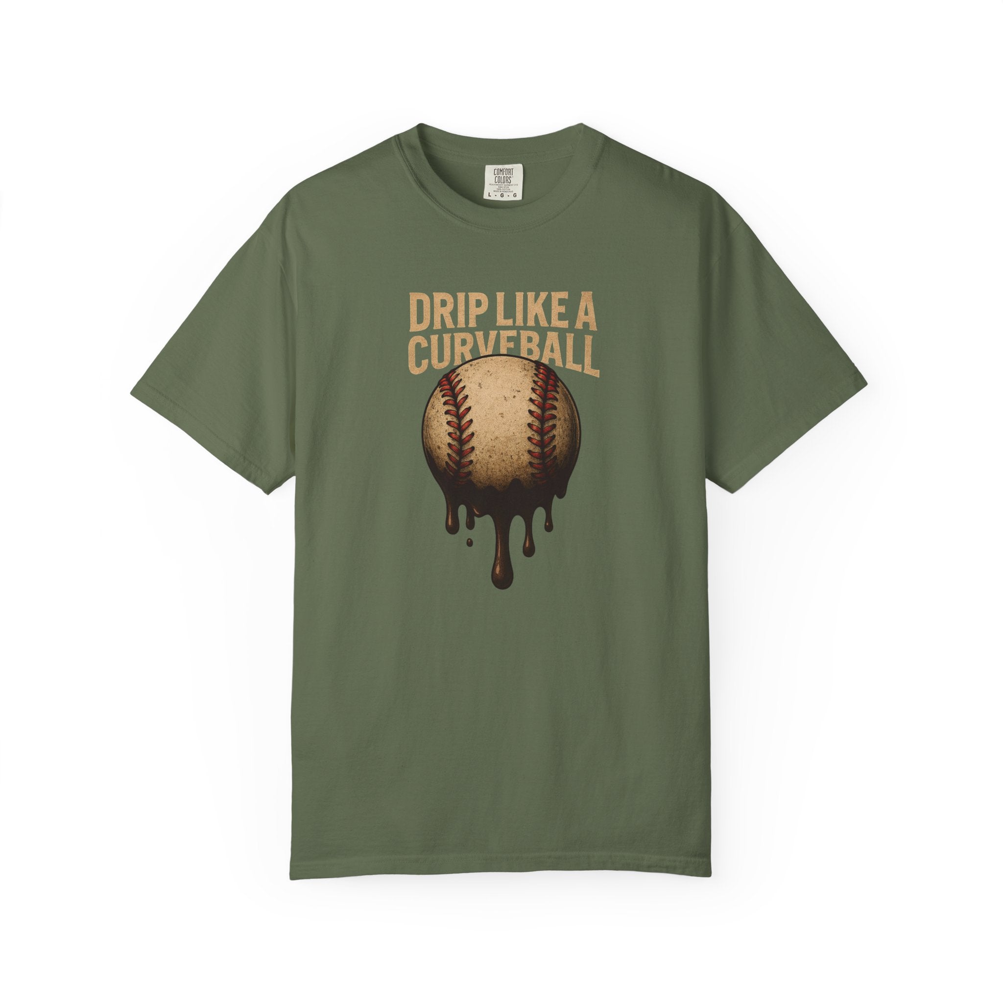T-Shirt Drip like a Curveball Unisex Garment-Dyed
