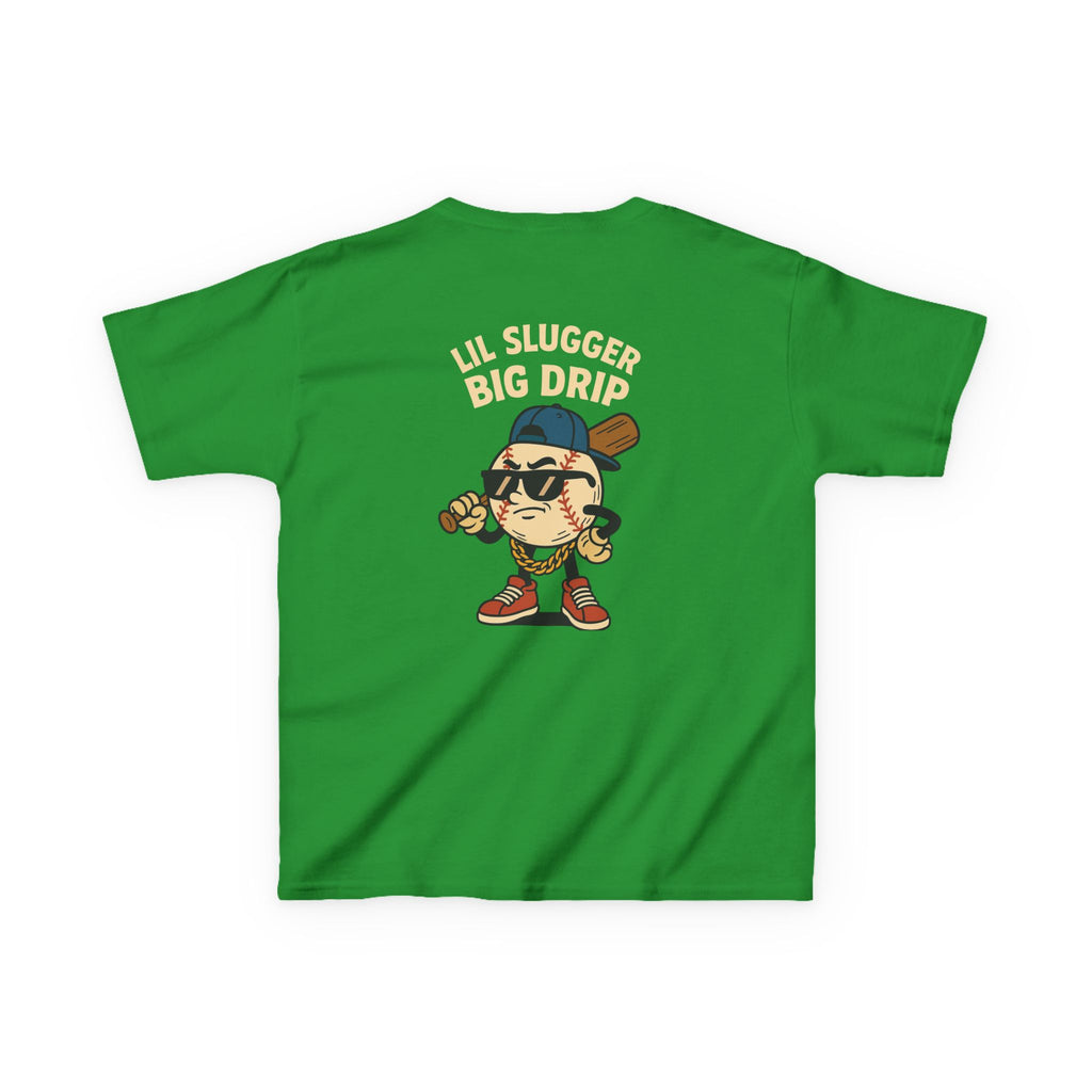 Kids Tee Lil Slugger Big Drip Baseball Shirt