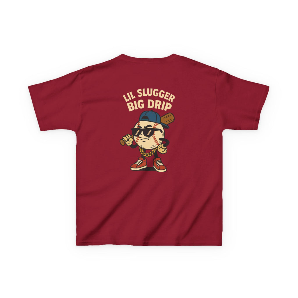 Kids Tee Lil Slugger Big Drip Baseball Shirt